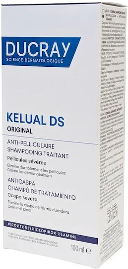 Ducray Kelual DS Șampon Împotriva Mătreții și Dermatitei Seboreice pentru Toate Tipurile de Păr 100ml