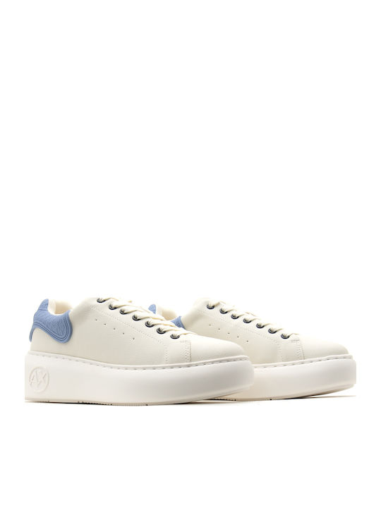 Flatforms Sneakers Εκρου-σιέλ