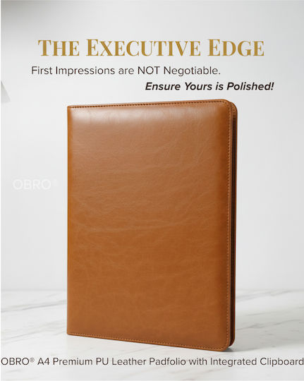 Obro Clipboard Profesional Dosar Elegant Organizator Documente Business Prezentare A4 Piele Eco