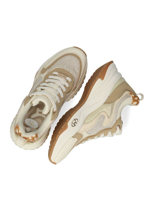 Damen Sneakers Beige