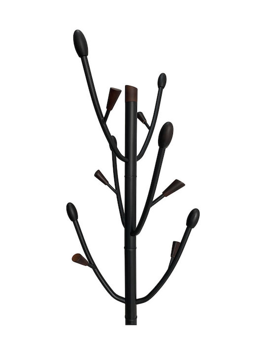 keleman Metallic Coat Rack Black 183cm