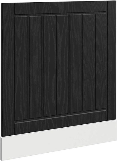 Dulap De Bucătărie Negru Stejar 60x67x67cm