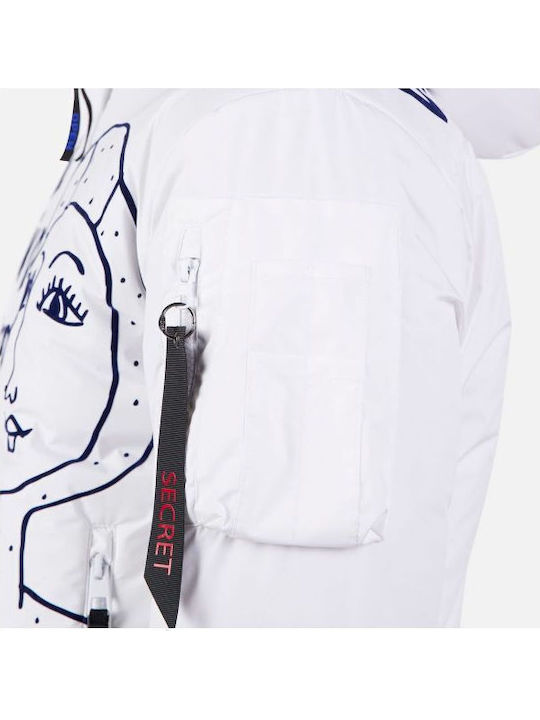 Damen Bomberjacke White