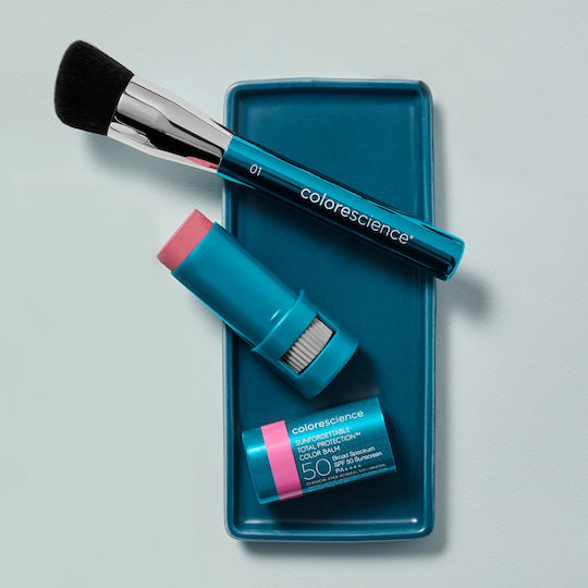 Colorescience Професионален Четка за Грим за Контуриране от Естествен Косъм