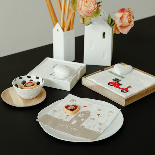 Napkins White 33x33cm 20pcs
