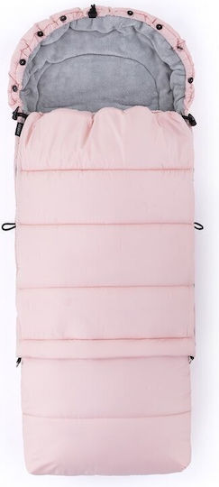 Feedo Universal Sac de picioare pentru cărucior Impermeabil Roz 100x48εκ.