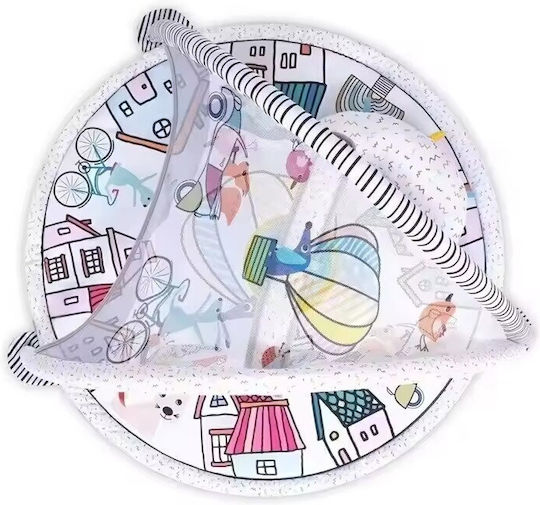Qmini Covoraș de Activități cu Muzică Multicolor pentru 0++ Luni (Lxl) 85x85cm