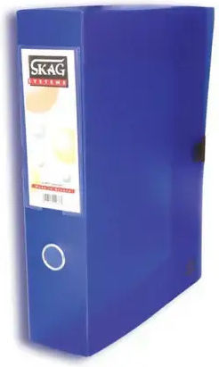 Κουτί Αρχειοθέτησης Κούμπωμα Skag 27x36,5χ8cm Διαφανές