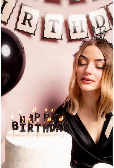 Happy Birthday Black Birthday Candles