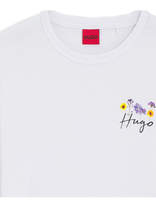 Γυναικείο T-shirt Floral White