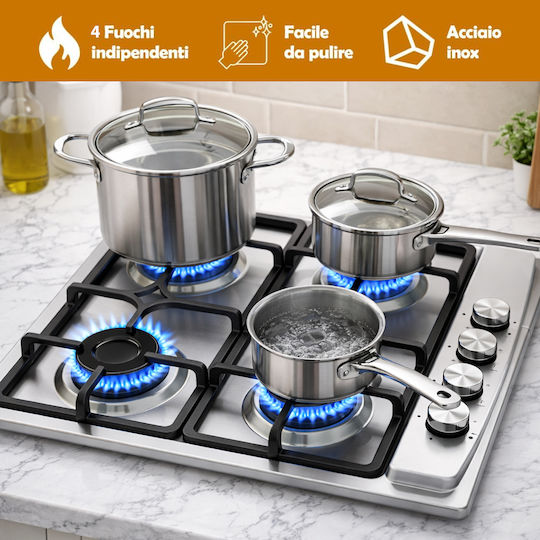 Bakaji Gas Stove for Camping 50x60cm