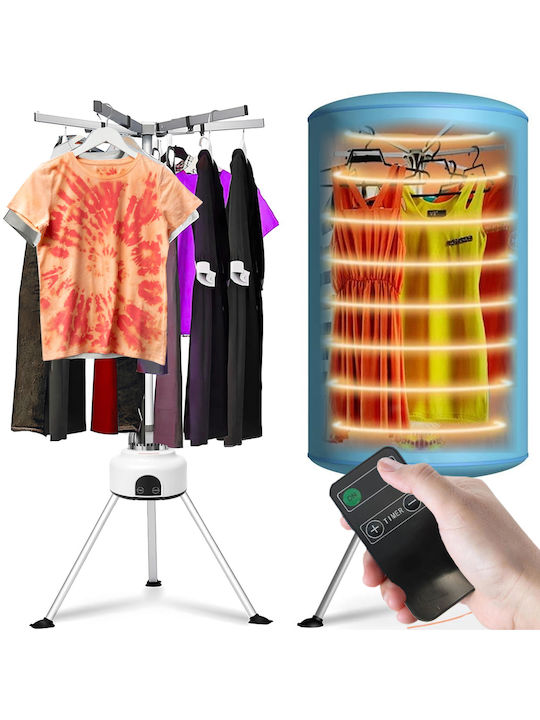 Bakaji Folding Electric Floor Clothes Drying Rack 1000W