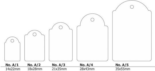 thessPACK Strung Tag 18x28mm