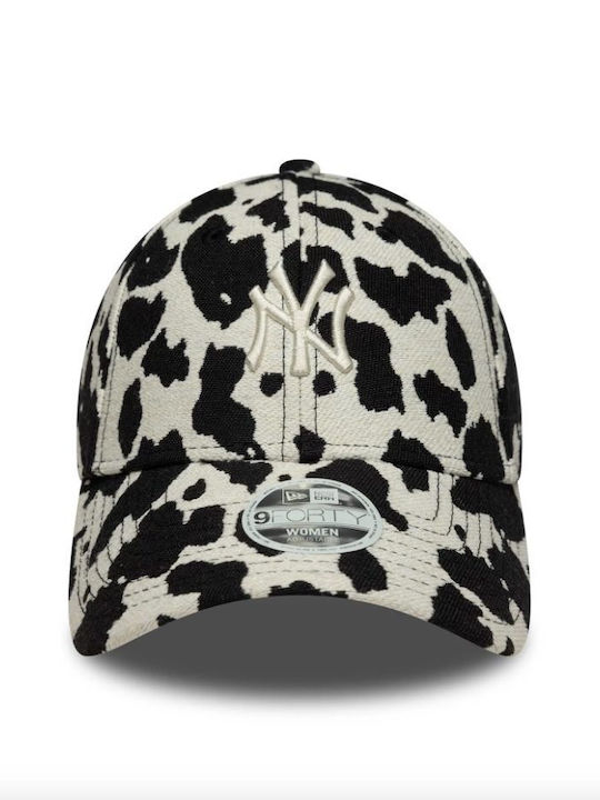 New Era 9forty New York Yankees Womens Mlb Cow Midi Black Cap