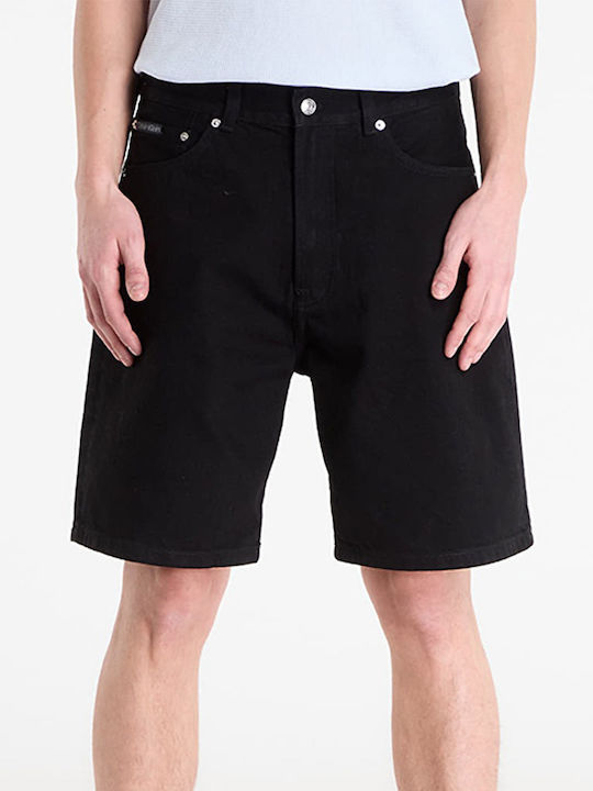 Calvin Klein 90s Ανδρική Βερμούδα Τζιν Black