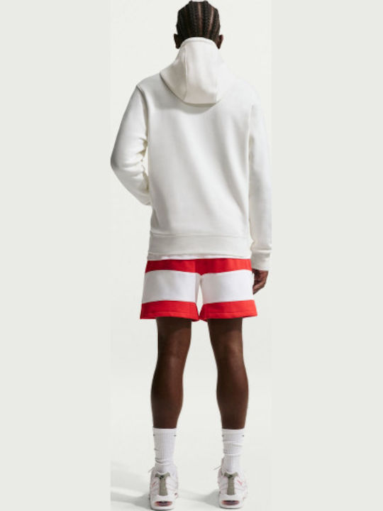 Sportswear Club Fleece Sweatshirt With Hood White