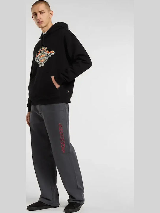 Herren Sweatshirt mit Kapuze Schwarz