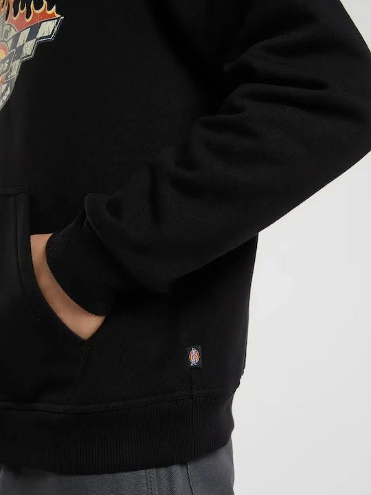 Herren Sweatshirt mit Kapuze Schwarz