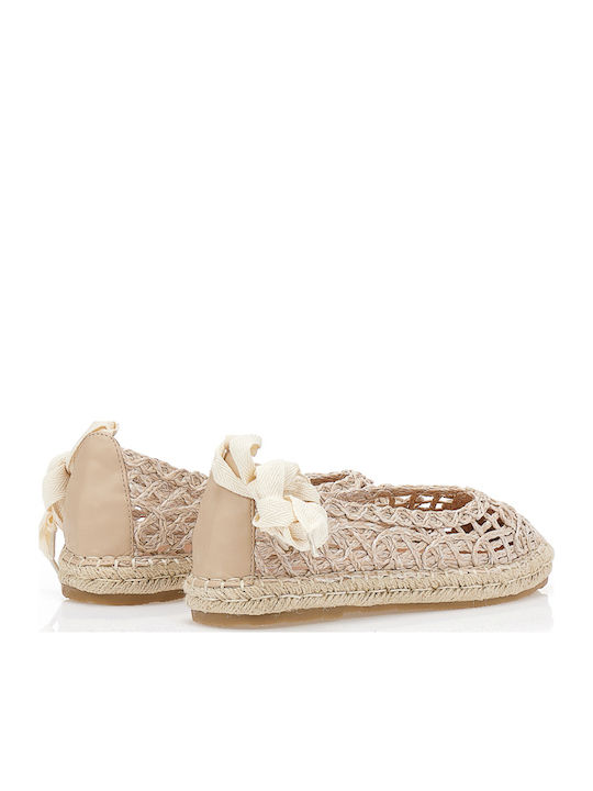 Espadrile Dama Tricotate Bej