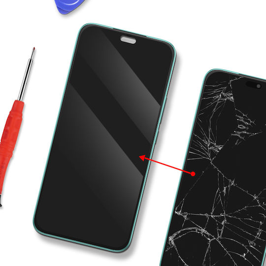 Honor Original Complete Amoled Screen Honor 400 Lite Frame Battery Turquoise