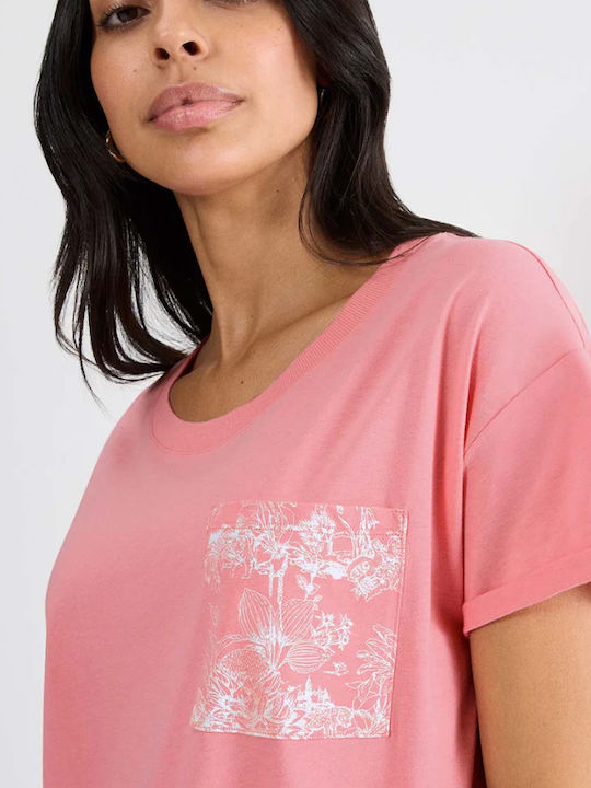 Triumph Winter Women's Nightgown Coral