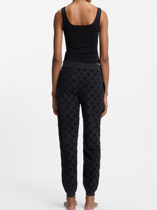 Hugo Set Pijamale Dama De Iarnă Negru