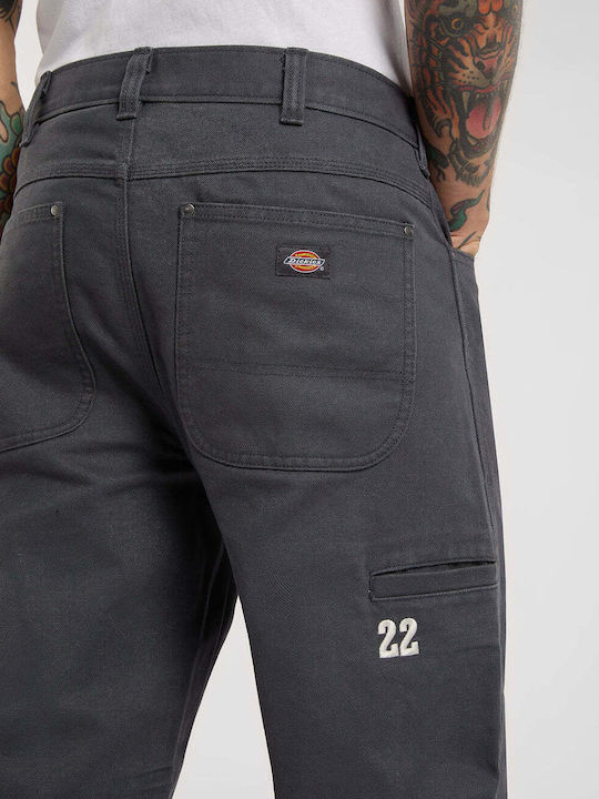 Double Knee Trousers in Baggy Leg Style Anthracite