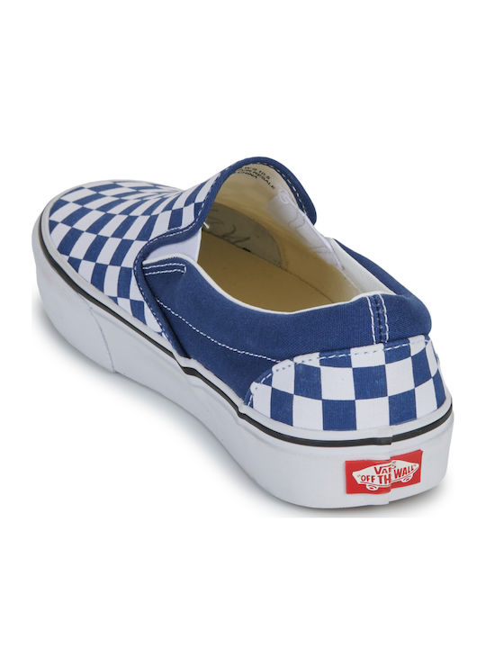 Checkerboard Ανδρικά Slip-On Μπλε
