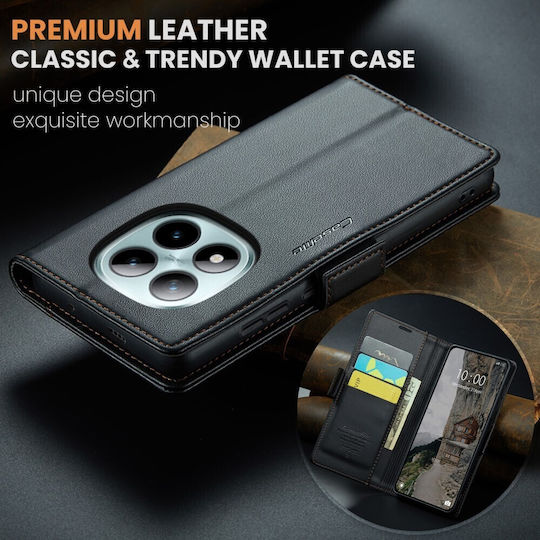 Caseme 023 Luminus Θήκη Πορτοφόλι Black Xiaomi Redmi Note 15 Pro Plus 5g/poco M8 Pro 5g