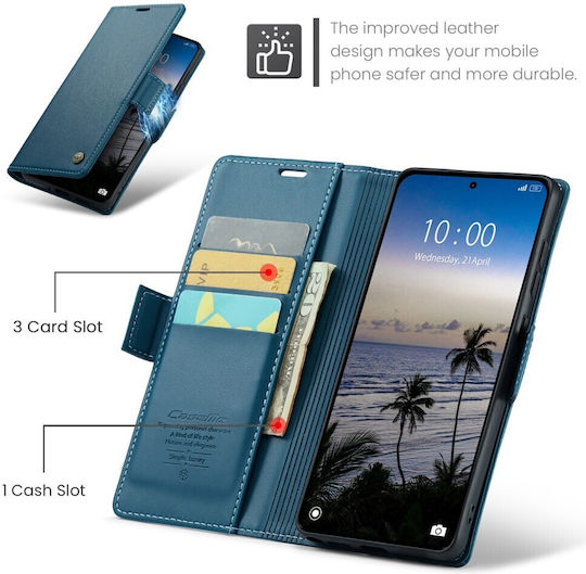 Caseme 023 Luminus Wallet Case Blue Xiaomi Redmi Note 15 Pro Plus 5g/poco M8 Pro 5g