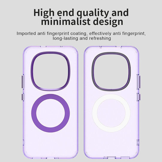 Techsuit Candycase Rückseite Kunststoff / Silikon Lila (Redmi Note 15 Pro+ / Poco M8 Pro)