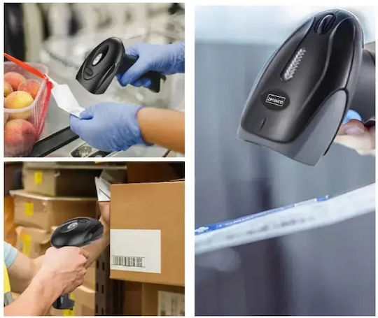 Zenwire Handheld-Scanner Verkabelt mit Lesbarkeit 1D Barcodes