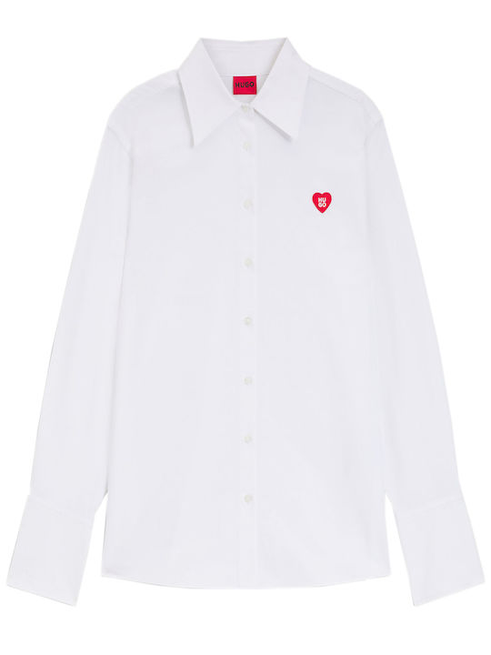 Erselia Women's Long Sleeve Shirt White