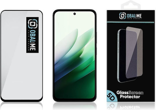 Obal:Me 5D Tempered Glass Μαύρο (Redmi 15)