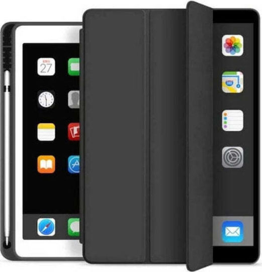 Tri-fold Flip Flip Cover Ανθεκτική Μαύρη (iPad 10.2" 9th/8th/7th Gen)