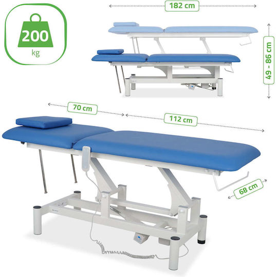 Habys Optima Massagebett Physiotherapie Blau 182x68cm