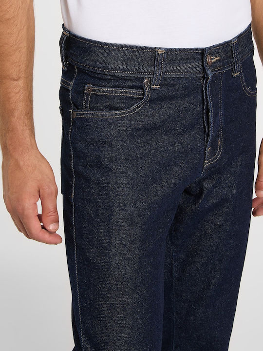 Men's Jeans Pants with Slim Tapered Fit Rinsed