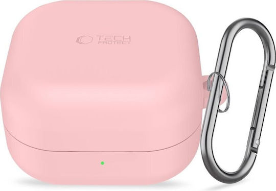 Tech-protect Silicone Hook Samsung Galaxy Buds 4 4 Pro Dusty Pink 5906302392896