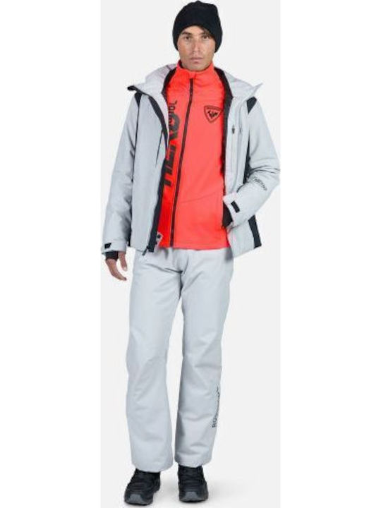 Men's Fleece Jacket with Hood Red