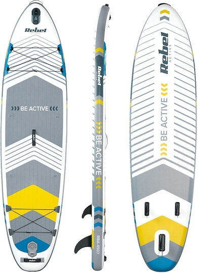 Rebel Active Φουσκωτή Σανίδα SUP με Μήκος 3.35m Λευκή