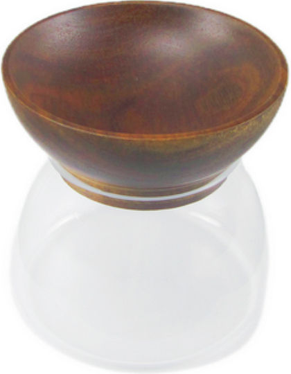 Cryspo Trio General Use Glass Jar with Lid Transparent 11.6x11.6cm