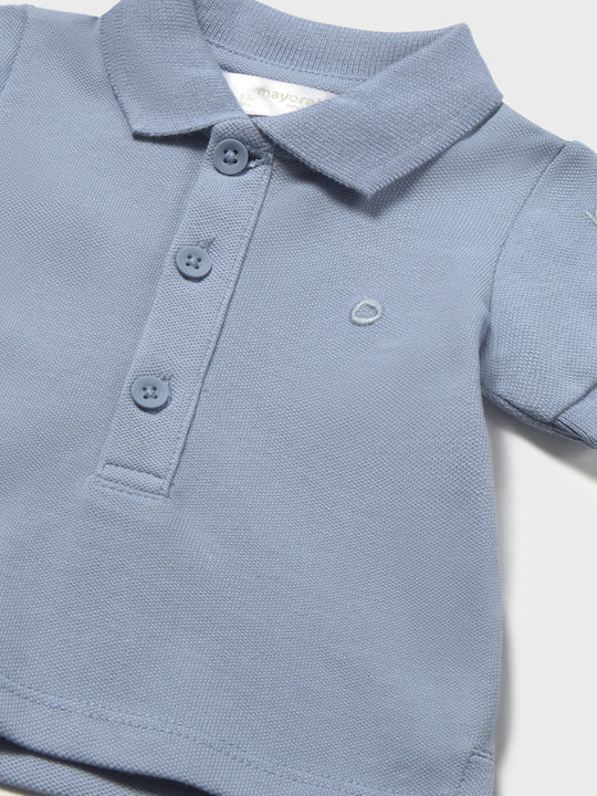 Kids Polo Short-sleeved Light Blue