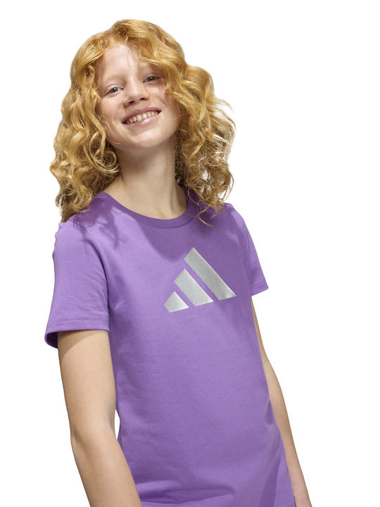 Kids T-shirt Purple