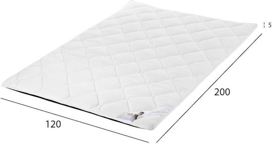 Freebox Matratzentopper Halb-Doppel Schaumstoff mit Gummibändern 120x200cm