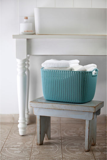 Curver Knit Coș de Depozitare Plastic Light Blue 3lt 1buc