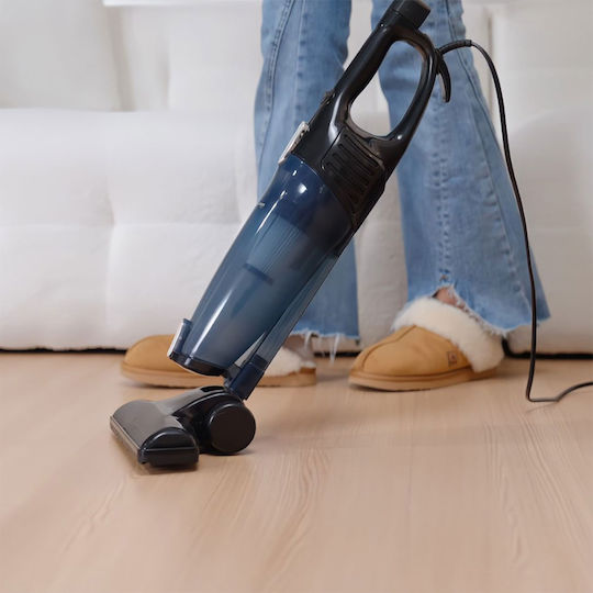 HomeVero HV-HSV600 Ηλεκτρική Σκούπα 2 σε 1 Stick & Χειρός 600W Μαύρη