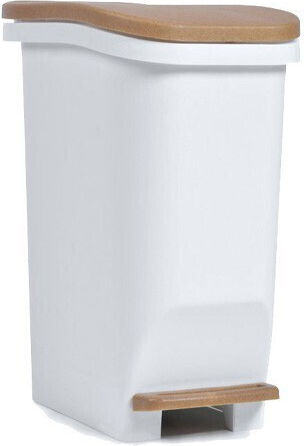 Coș de gunoi cu pedală pentru baie 13,5L 15,5x27,7x31,5cm Coș interior 7L Plastic Închidere lentă Alb-Maro Grecia Coș de gunoi cu pedală pentru baie 13,5L 15,5x27,7x31,5cm Coș interior 7L Plastic Închidere lentă Alb-Maro Grecia