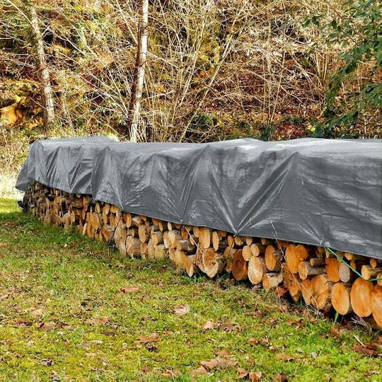 Pânză Impermeabilă Universală 2x2 M 100g/m² Densitate Inele Metalice De Prindere Culoare Argintie