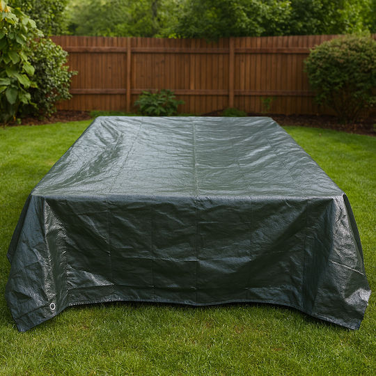 SGTT Waterproof Tarpaulin 200g/m² 5x4m Heavy Duty Gray
