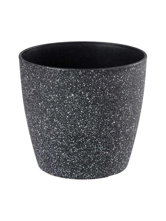 SGTT Kunststoff Blumentopf Schwarz